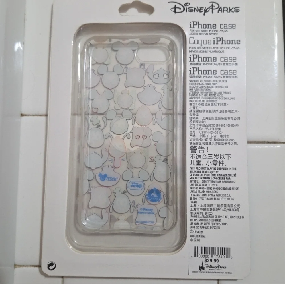 Disney Multicolor Emoji Character Hard Case for iPhone 7/6/6S